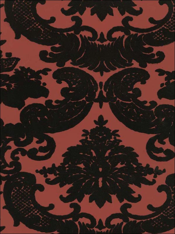 Black Velvet Harlequins On Brick Wallpaper Vc0803 By - Velvet Pink Wall Paper - HD Wallpaper 