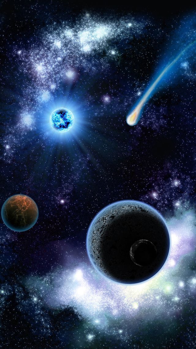 Space Wallpapers For Iphone - Meteor Wallpaper Phone - HD Wallpaper 