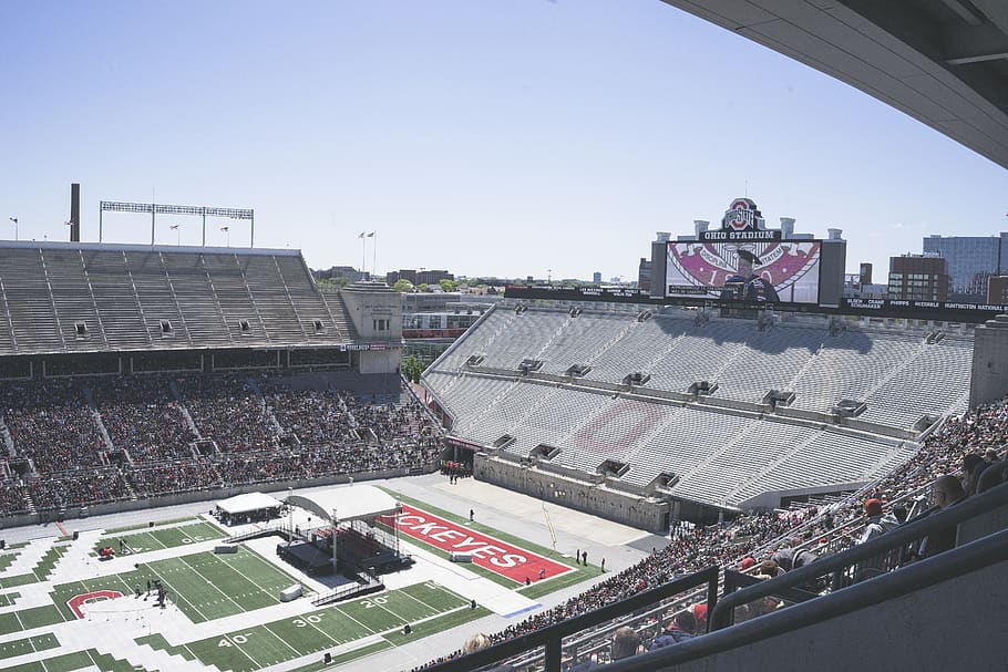 Columbus, Ohio Stadium, United States, Osu, Buckeyes, - Soccer-specific Stadium - HD Wallpaper 