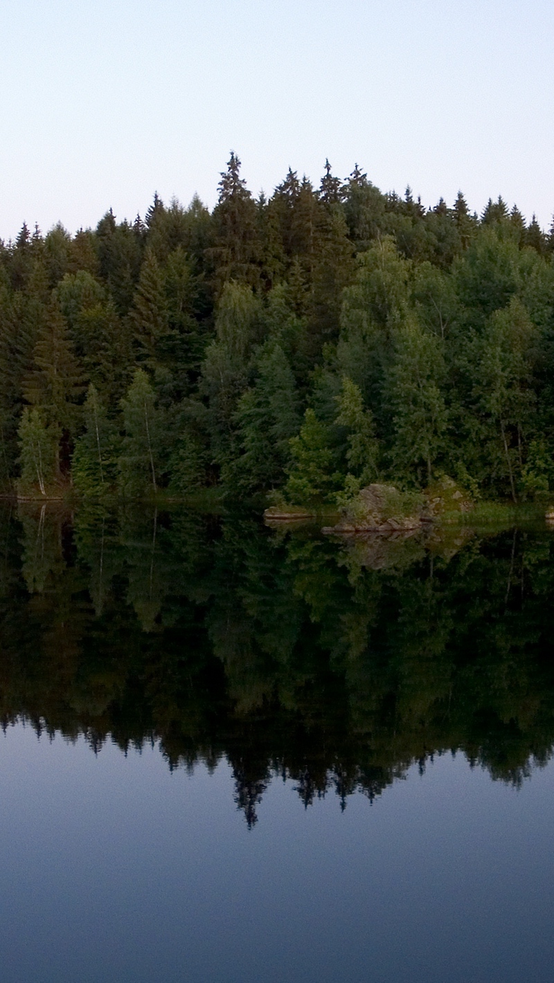 Wallpaper Wood, Coast, Lake, Reflection, Triangle, - Lake - HD Wallpaper 