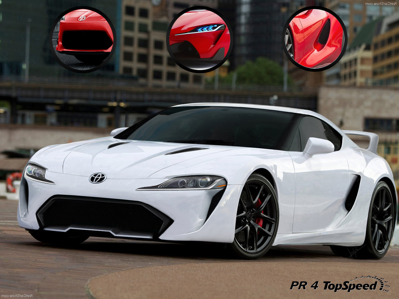 Hd Quality Wallpaper - Toyota Supra 2017 White - HD Wallpaper 