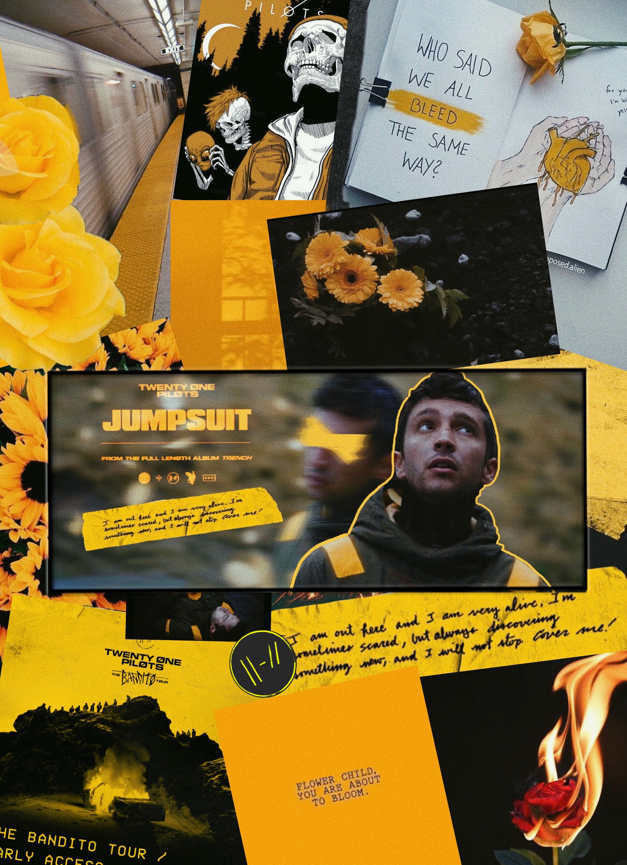 Twenty One Pilots New Era Wallpaper Tyler Joseph Yellow 2466x3400 Wallpaper Teahub Io