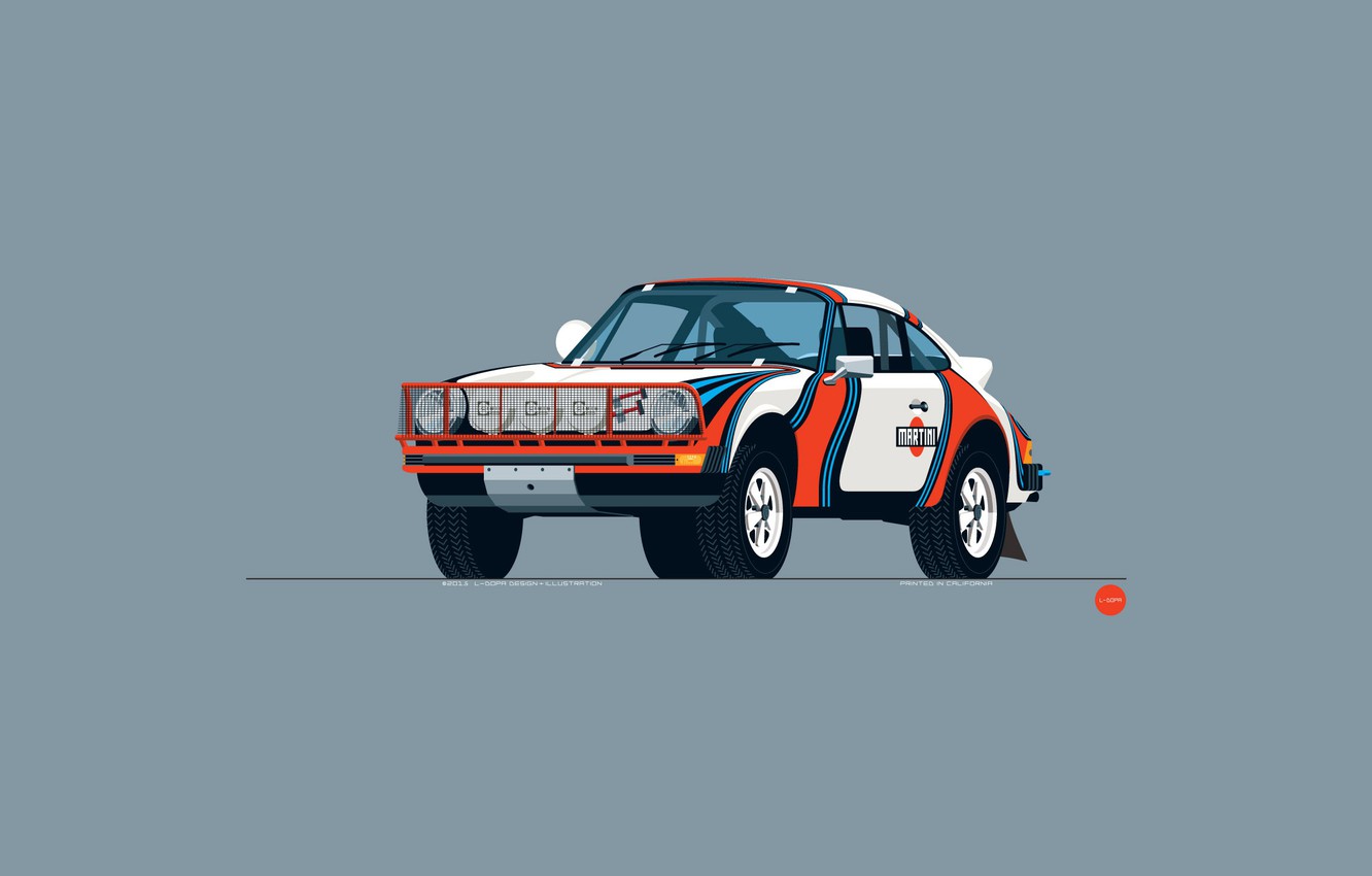 Photo Wallpaper Auto, Minimalism, 911, Porsche, Machine, - Group A - HD Wallpaper 