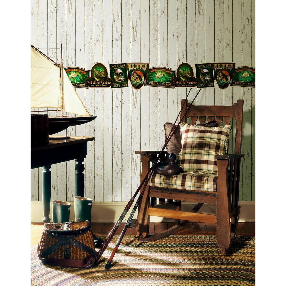 Brewster Weathered Plank - HD Wallpaper 