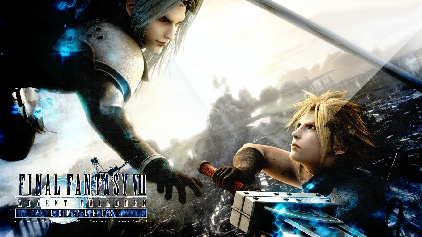 Square Enix Final Fantasy Vii Ff7 Hd Wallpaper Sephiroth 1366x768 Wallpaper Teahub Io