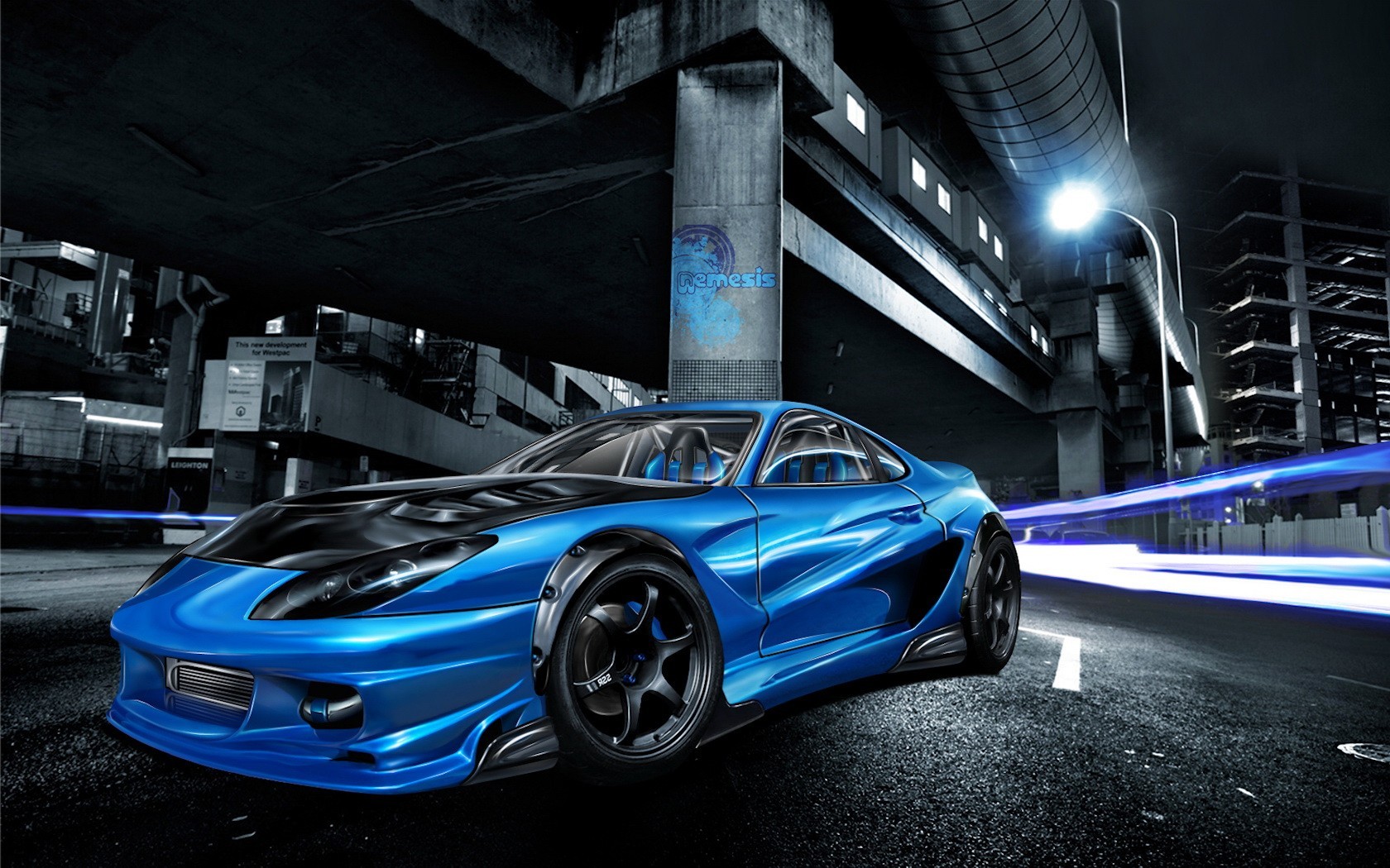 Toyota Supra Tuning Hd Wallpaper - Car Wallpaper Hd 3d - HD Wallpaper 