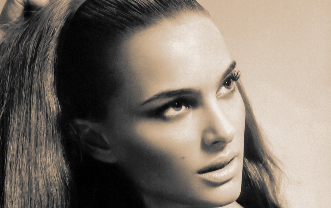Natalie Portman Retro Close-up Wallpapers - Natalie Portman - HD Wallpaper 