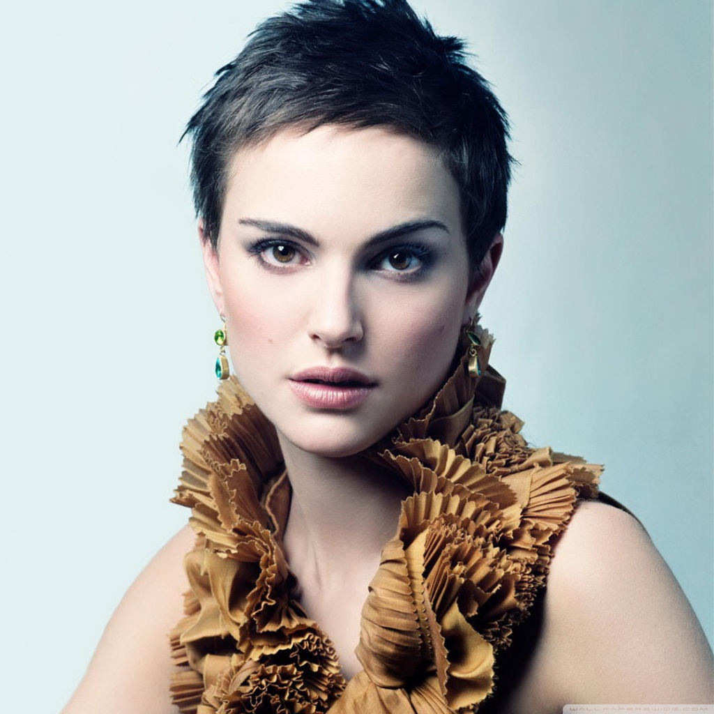 Natalie Portman Short Hair - HD Wallpaper 