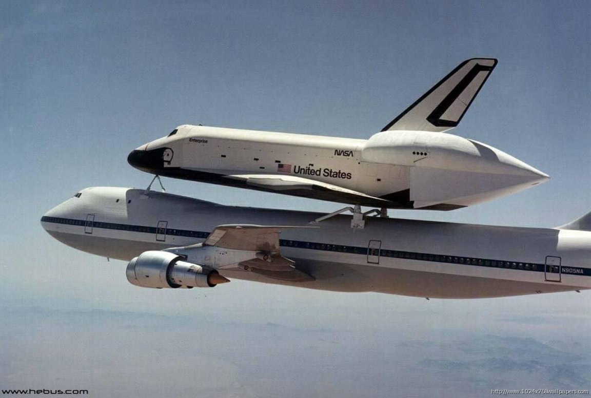 Space Shuttle Enterprise - Space Shuttle Enterprise Flight - HD Wallpaper 