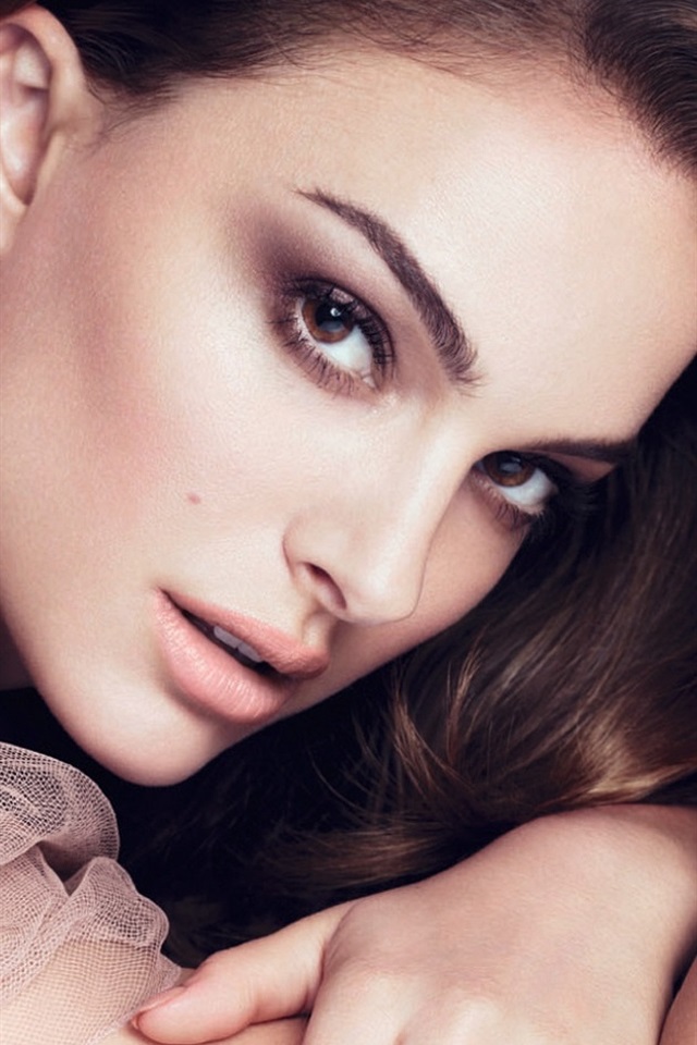 Iphone Wallpaper Natalie Portman - Natalie Portman Face Hot - HD Wallpaper 