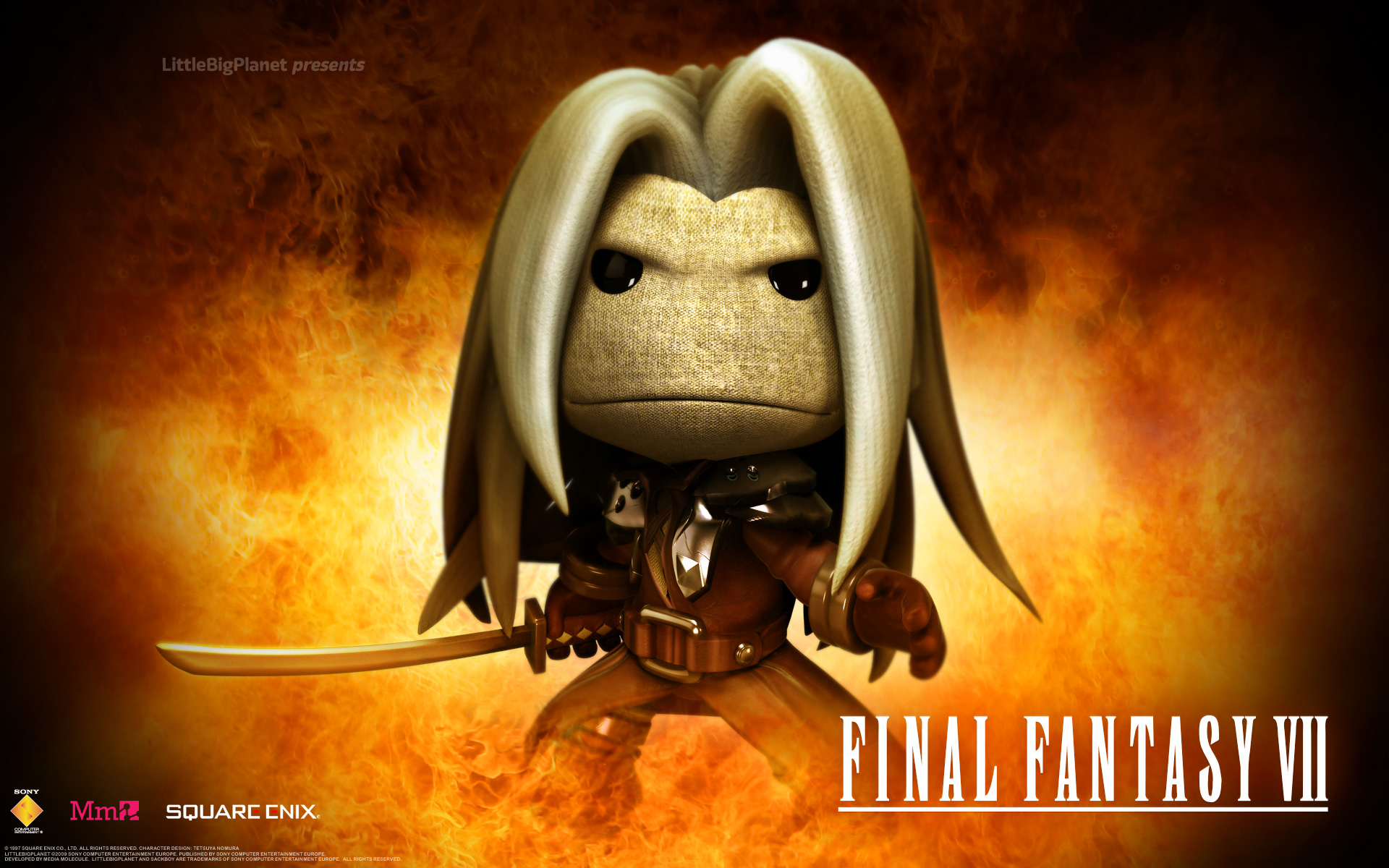 Little Sephiroth Wide Wallpaper - Little Big Planet Sony - HD Wallpaper 