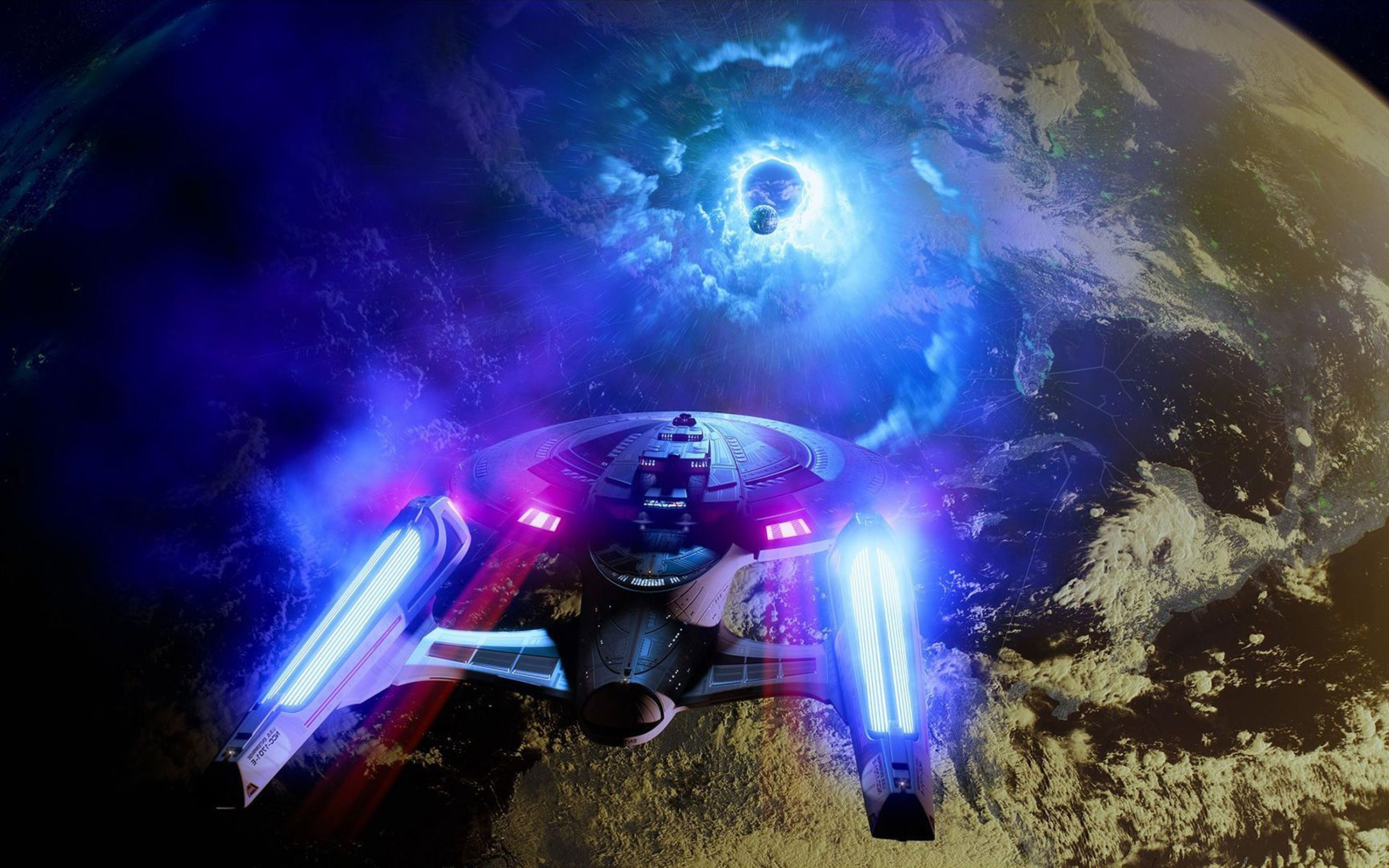 Starship Enterprise At Warp Speed Wallpaper - Starship Enterprise - HD Wallpaper 