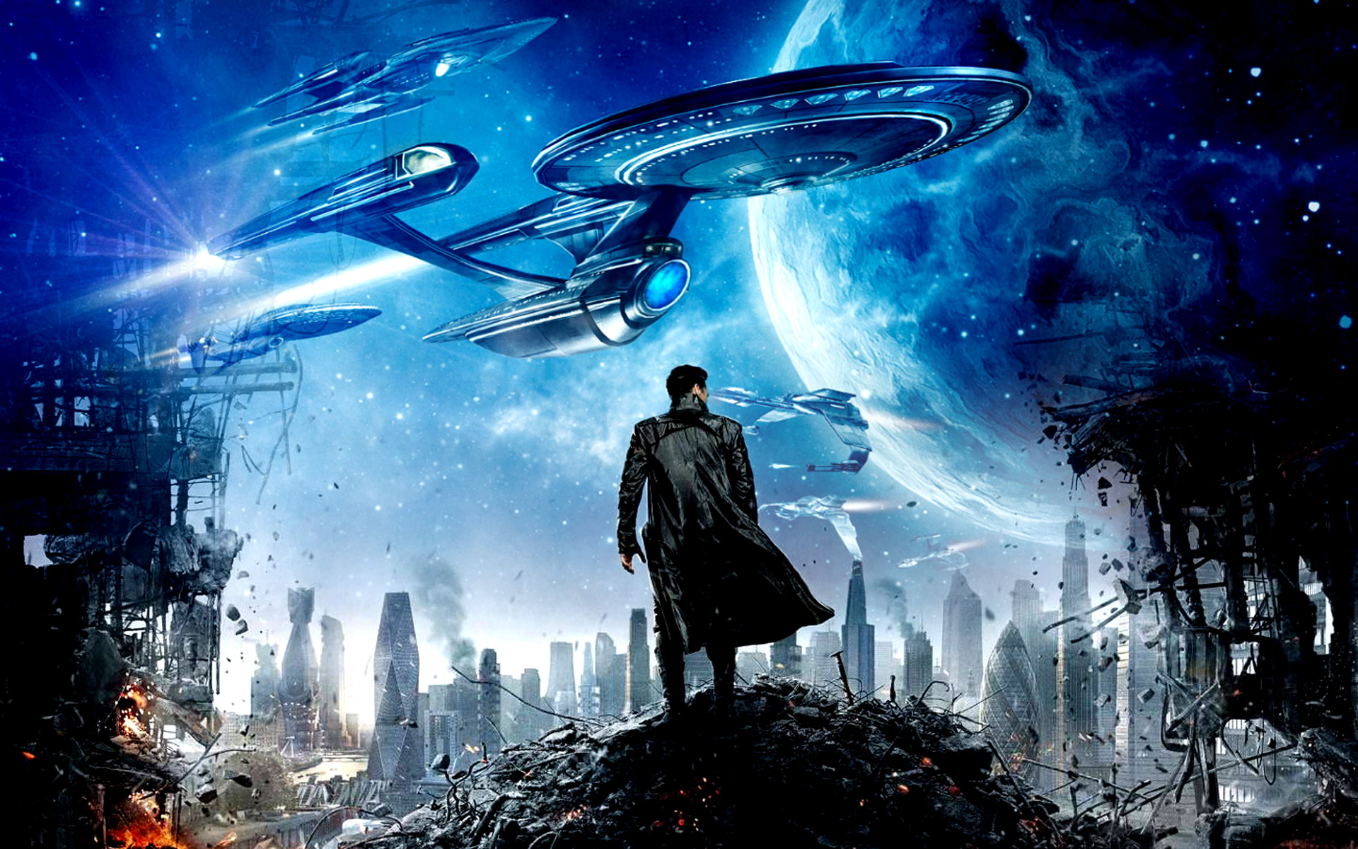 Enterprise Star Trek Into Darkness - HD Wallpaper 