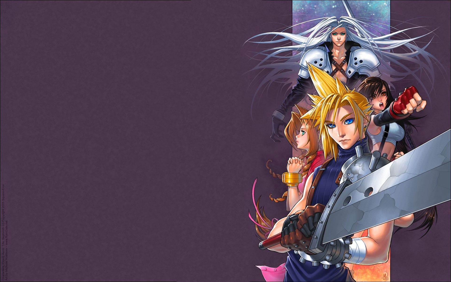Download Final Fantasy Wallpaper Full Widescreen - Final Fantasy Vii Best Fanart - HD Wallpaper 