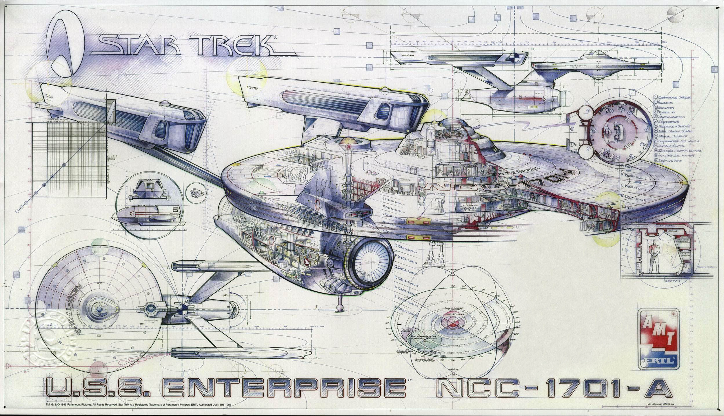 Schematic Of Enterprise D