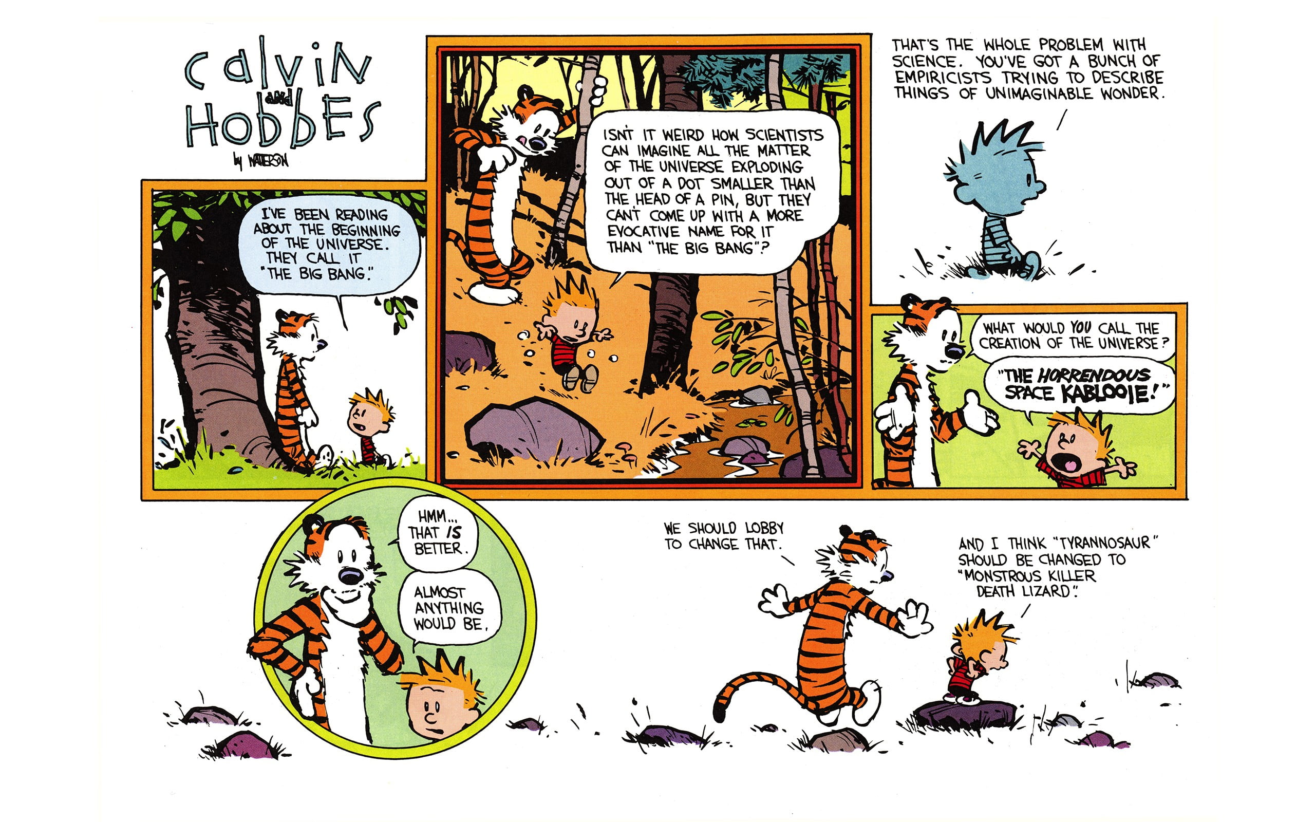 Calvin And Hobbes Comic Noodle Incident 2560x1600 Wallpaper Teahub Io