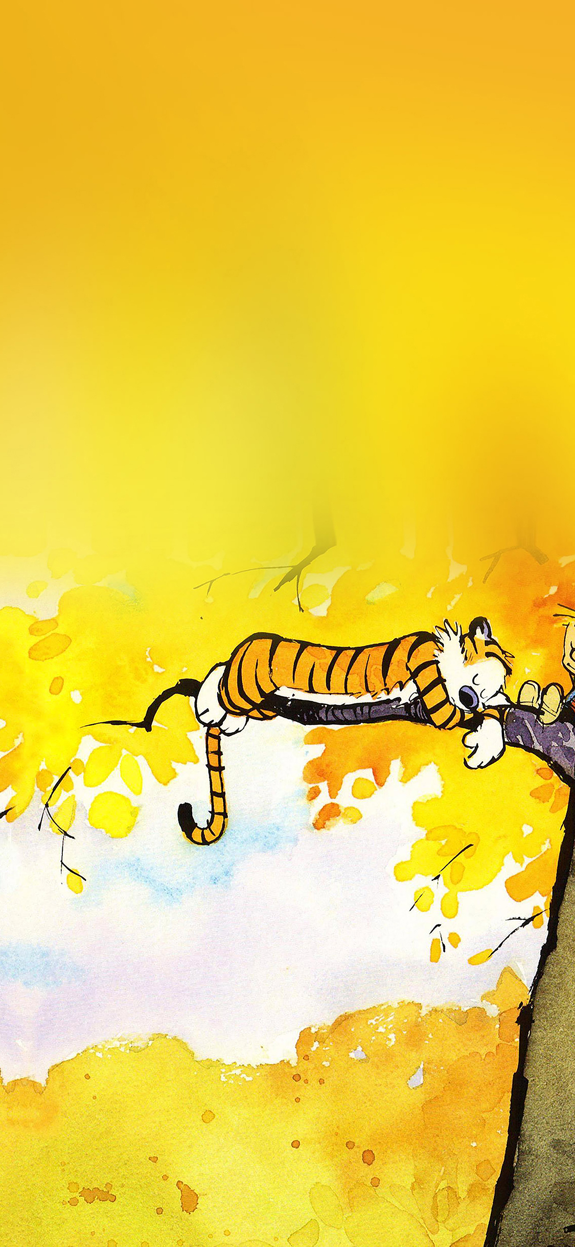 Dual Monitor Wallpaper Calvin And Hobbes - HD Wallpaper 