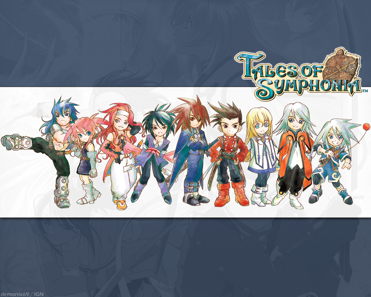 Colette Brunel Genis Sage Kratos Aurion Lloyd Irving - Tales Of Symphonia - HD Wallpaper 
