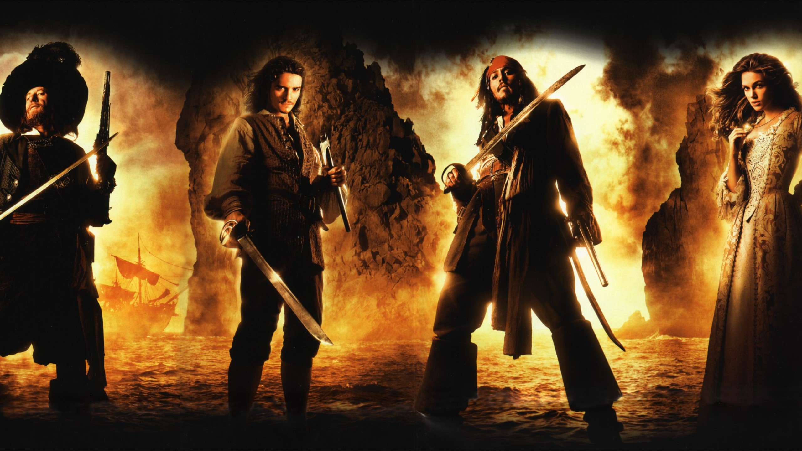 Pirates Of The Caribbean Curse Of The Black Pearl Posters