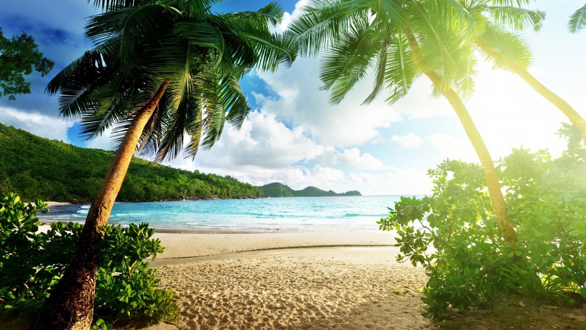 Luxury Summer Holidays On Tropical Island Wallpaper - Tropical Hd - HD Wallpaper 