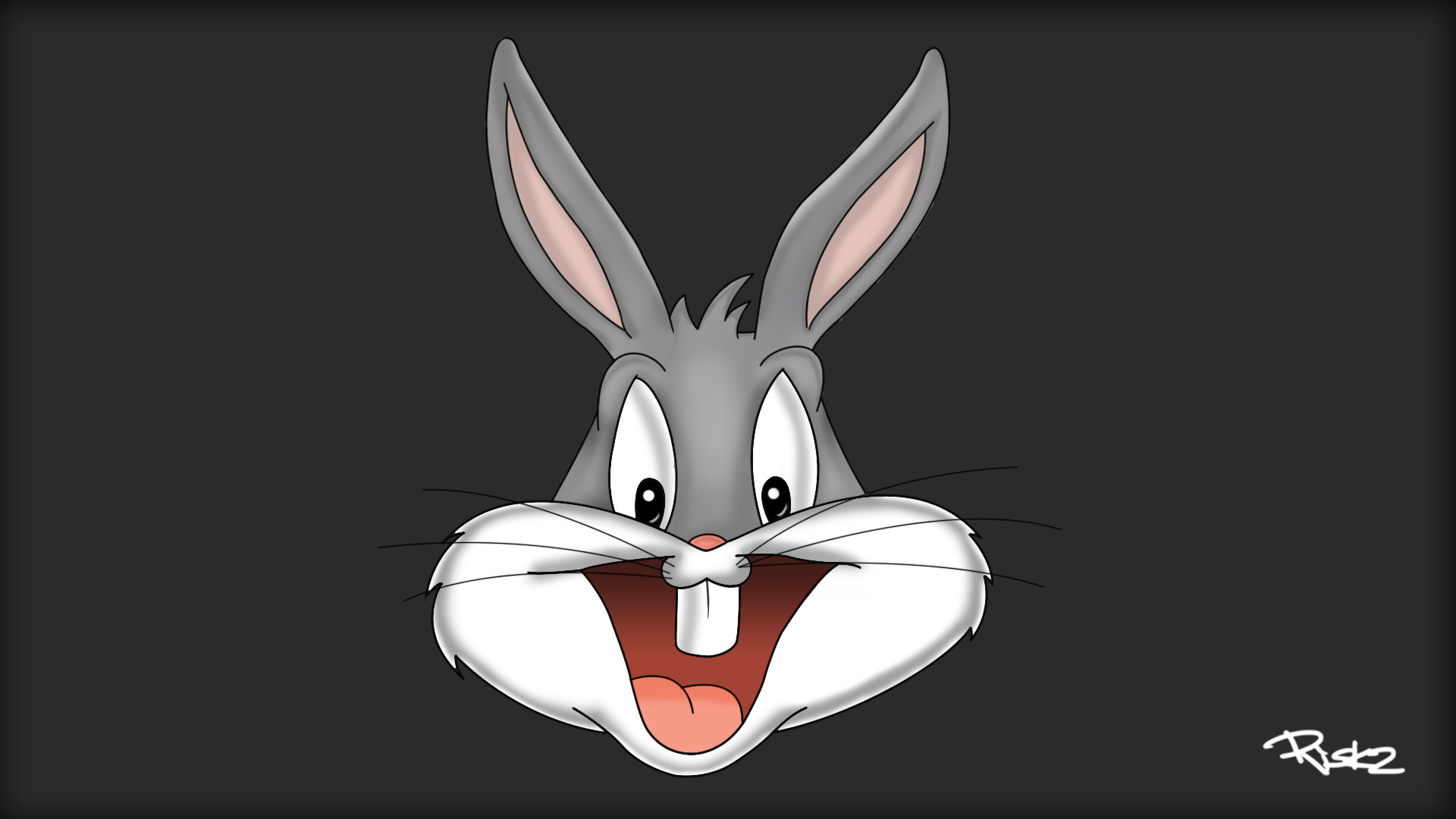 Bugs Bunny Looney Tunes Wallpaper - Looney Tunes Bugs Bunny Head - HD Wallpaper 