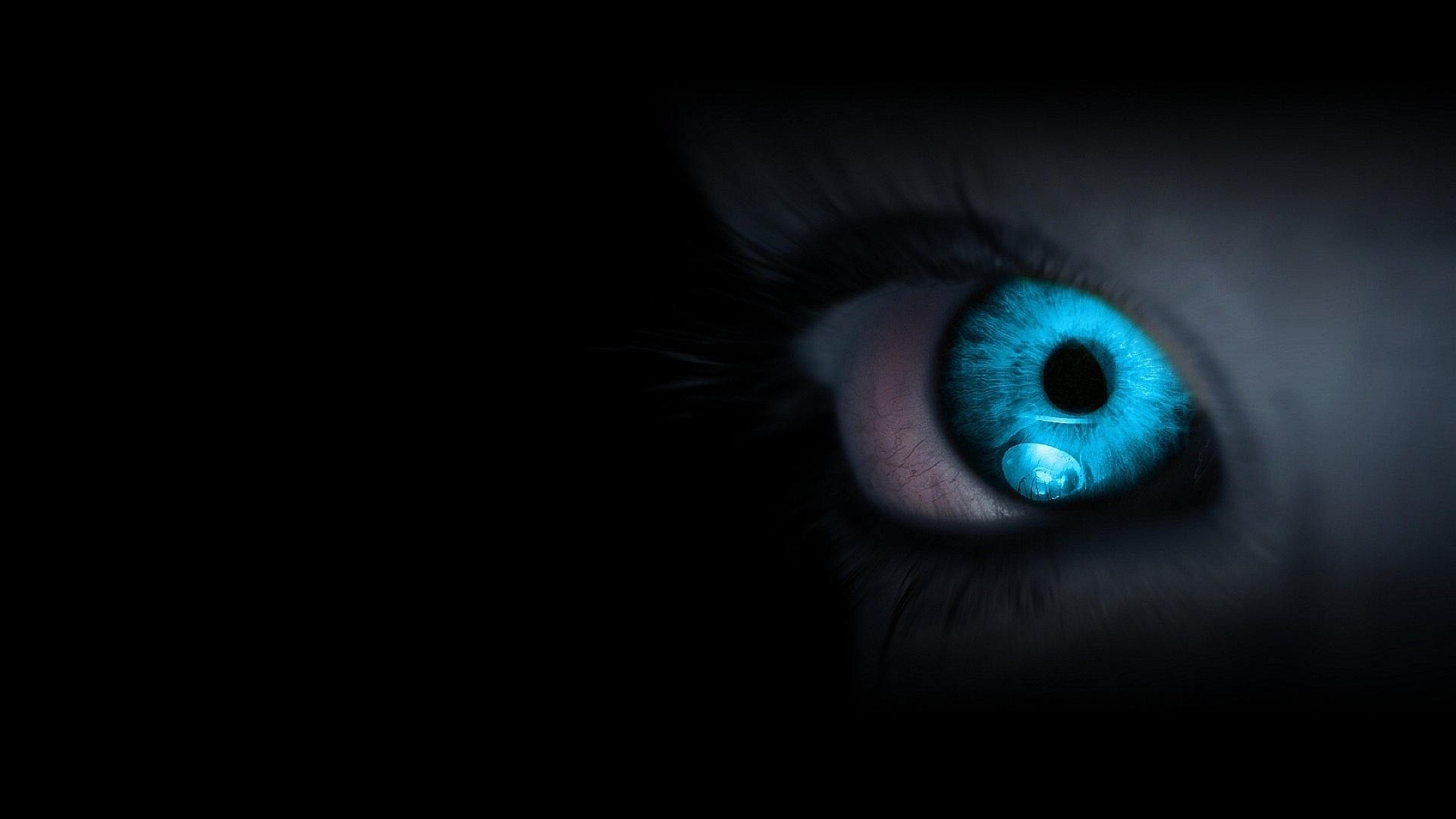 Blue Eye - HD Wallpaper 