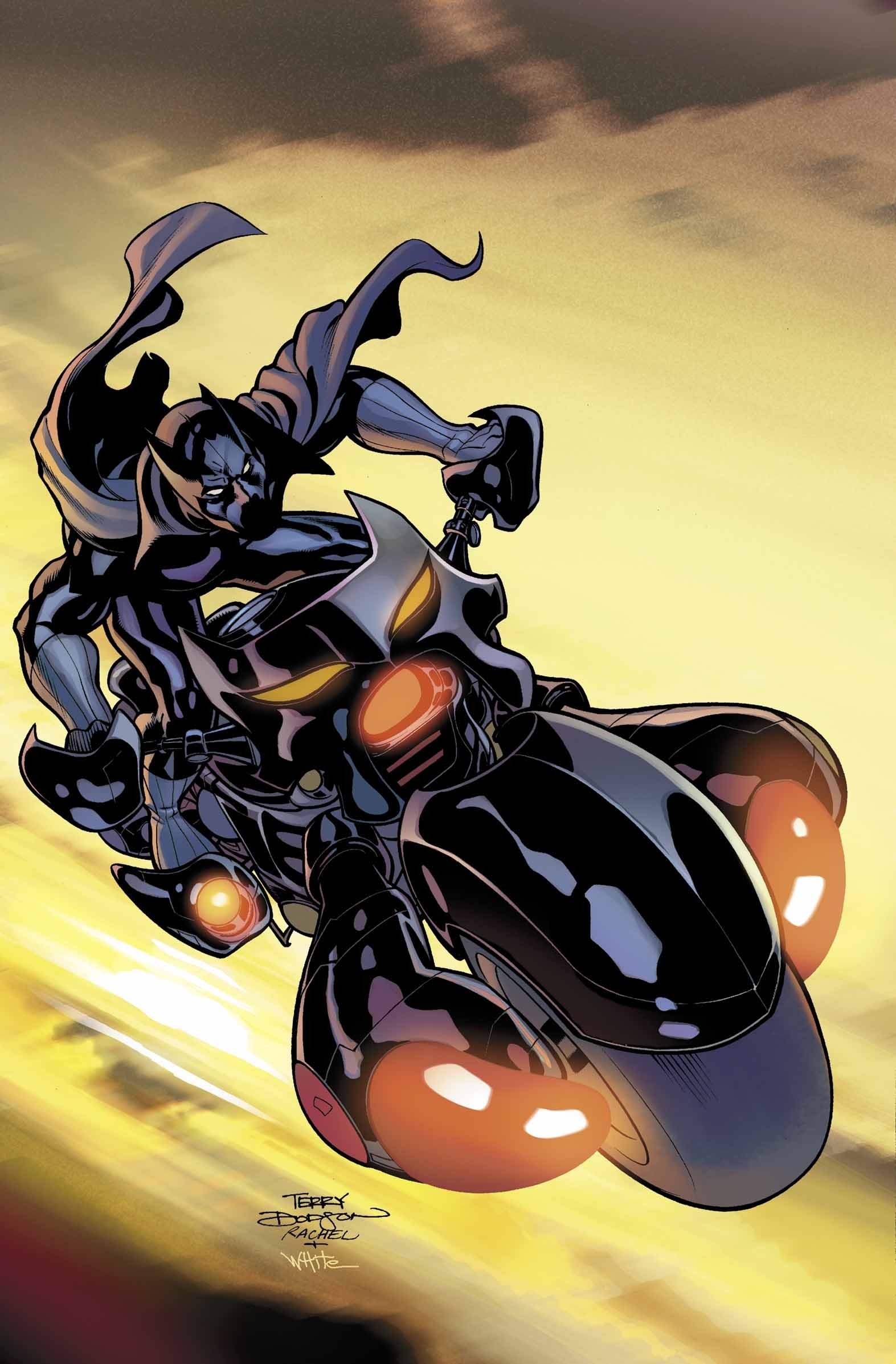 Black Panther Bike Marvel - HD Wallpaper 