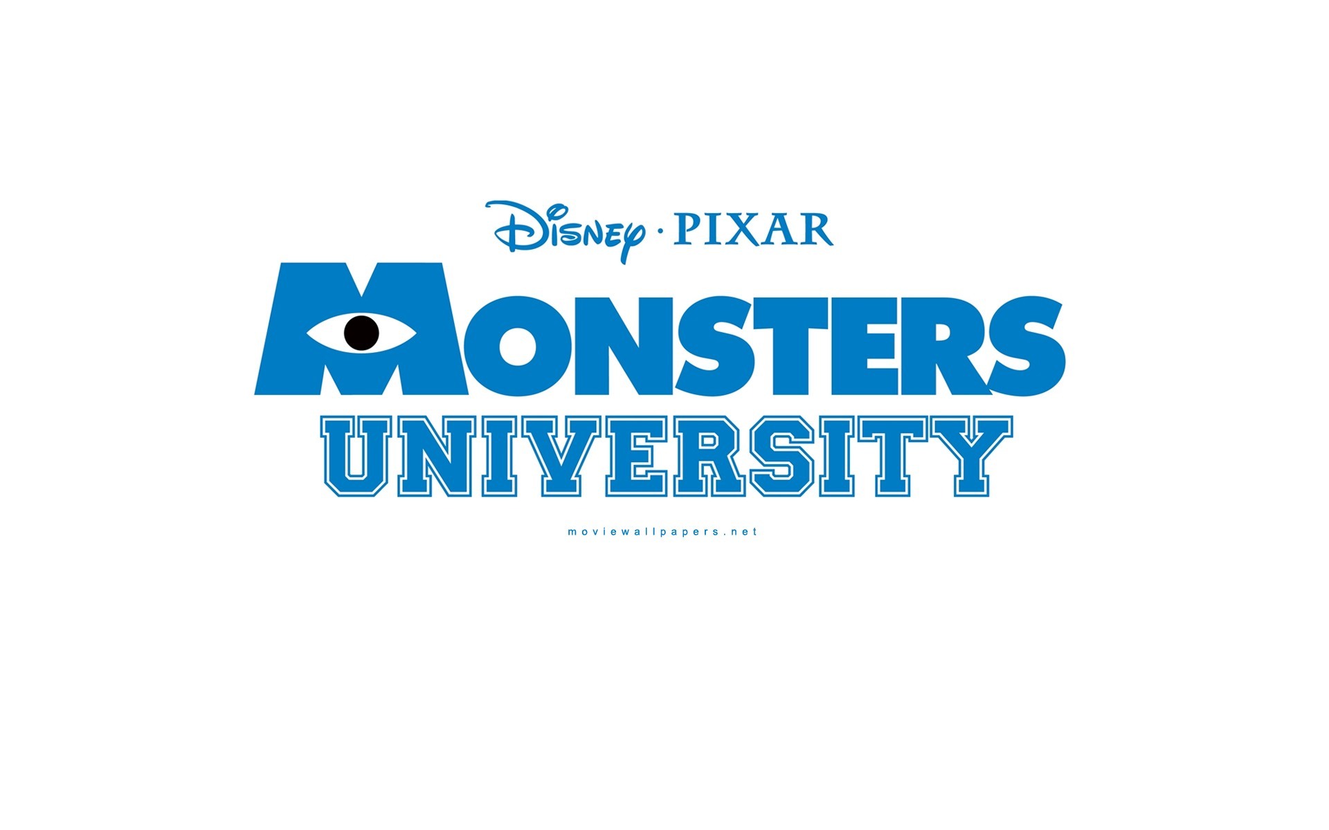 Monster University 2013 Logo Wallpaper - HD Wallpaper 