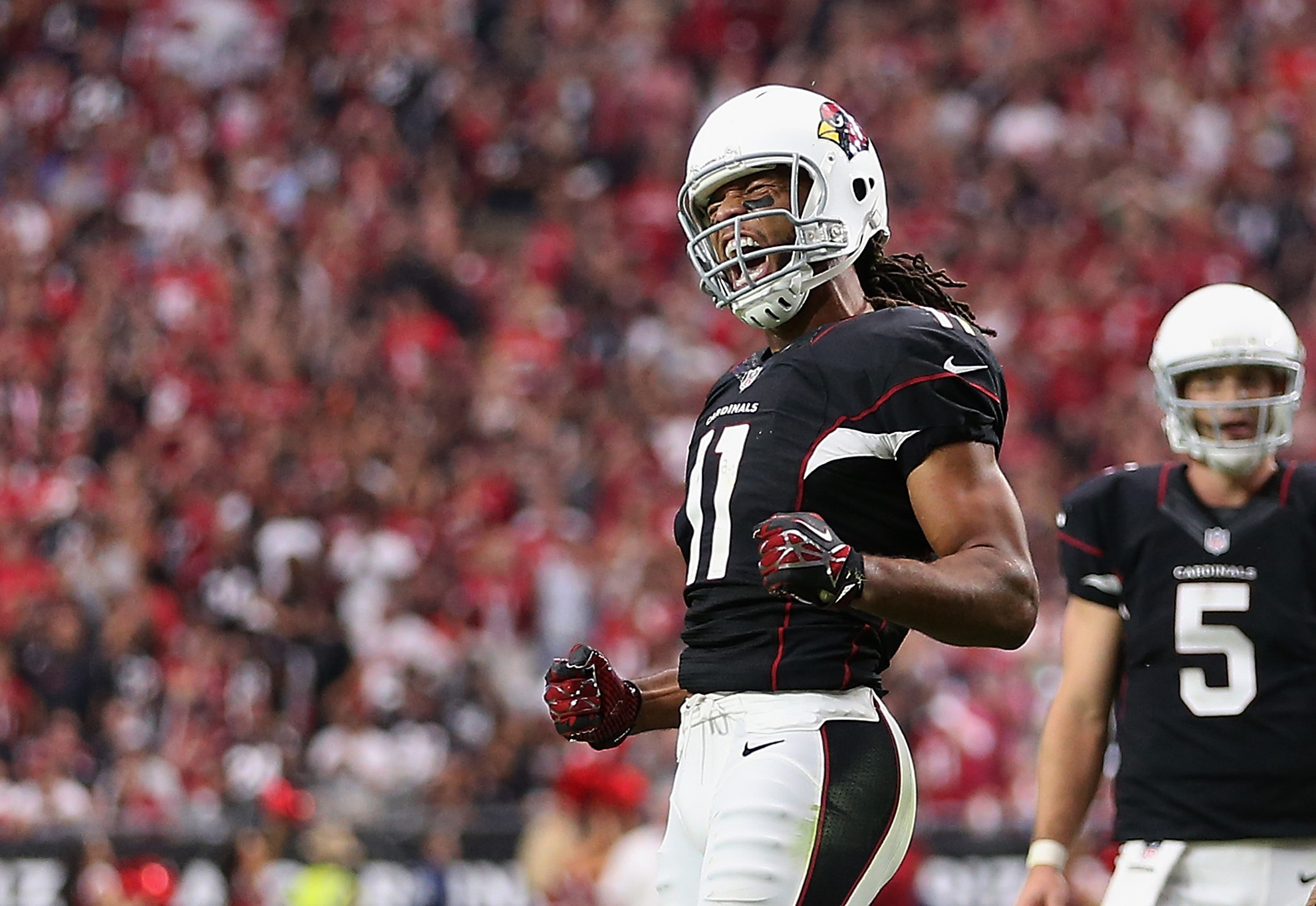Larry Fitzgerald Black Uniform - HD Wallpaper 
