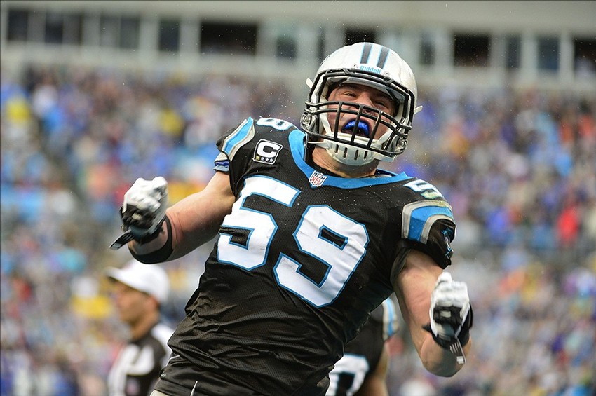 Kuechly - Luke Kuechly Celebrating - HD Wallpaper 