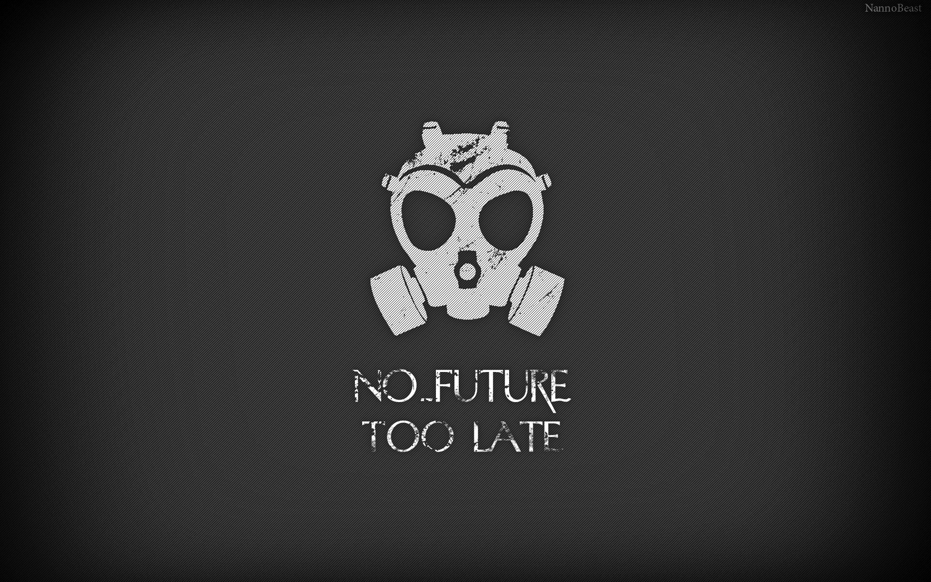 1920x1200, Hd Wallpaper Of No Futuere Toxic Wallpaper, - Cool Gas Mask Walpapaers - HD Wallpaper 