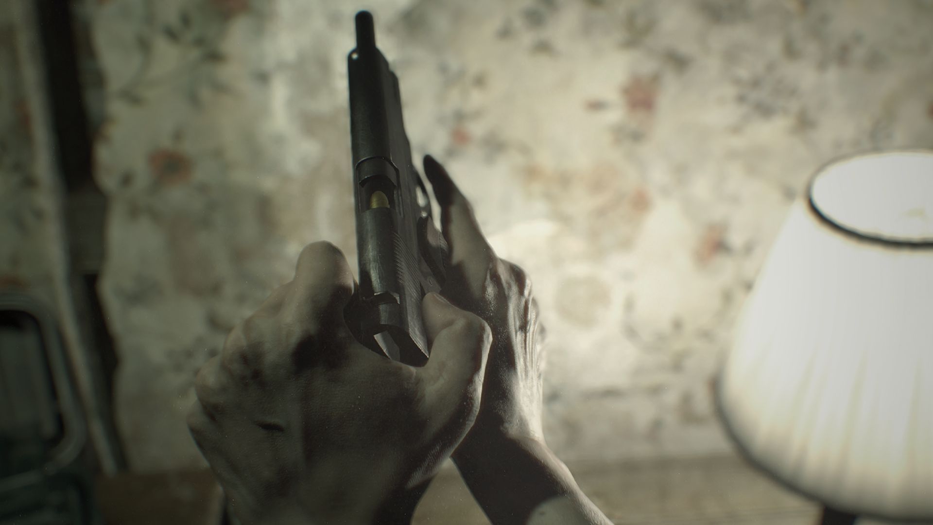 Resident Evil 7 - Resident Evil 7 Gun - HD Wallpaper 