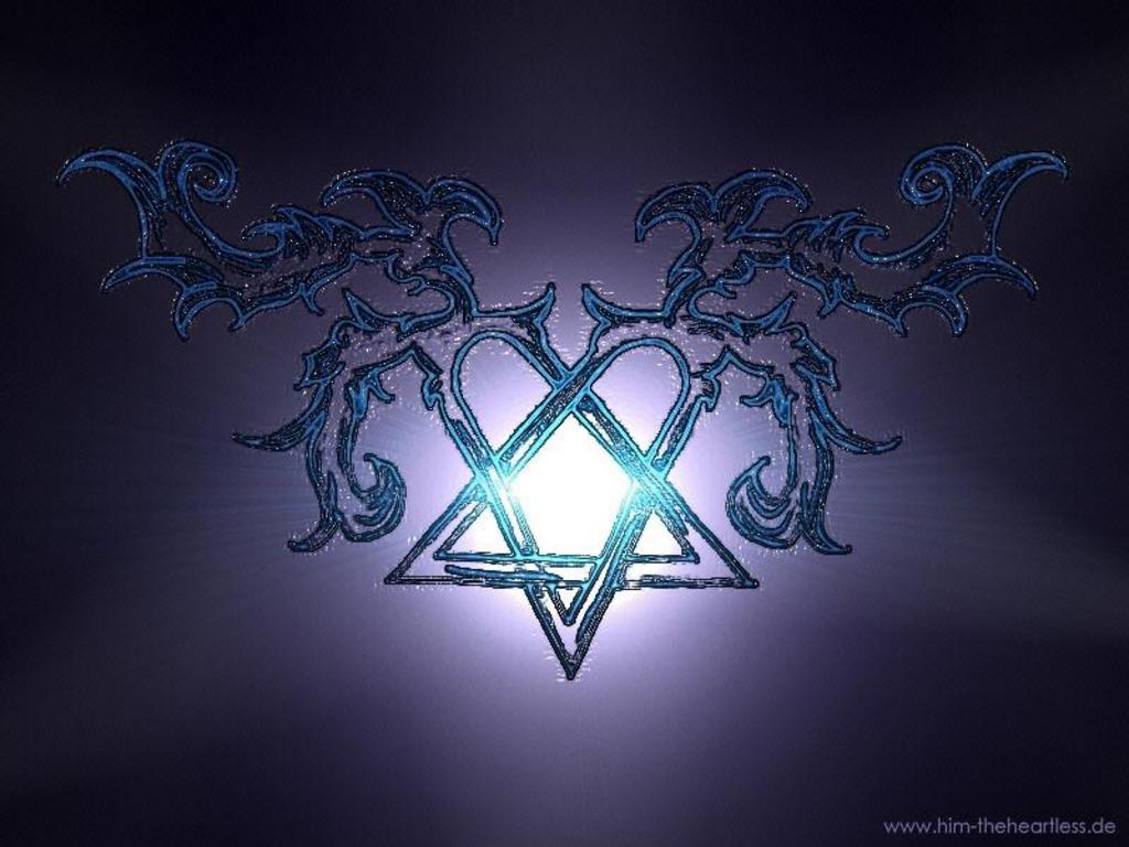 Heartagram Tattoo Design Idea - HD Wallpaper 