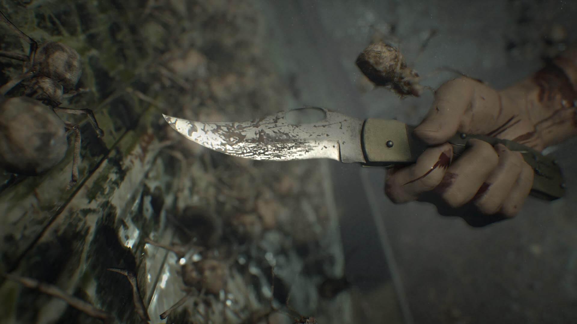 Resident Evil 7 Knife - HD Wallpaper 
