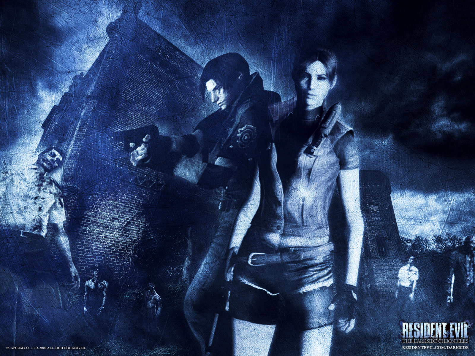 Biohazard Standard Wallpaper - Resident Evil The Darkside Chronicles Claire Redfield - HD Wallpaper 