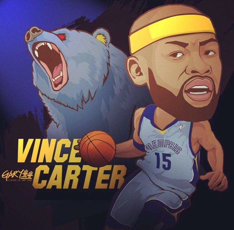 Vince Carter As A Cartoon - HD Wallpaper 