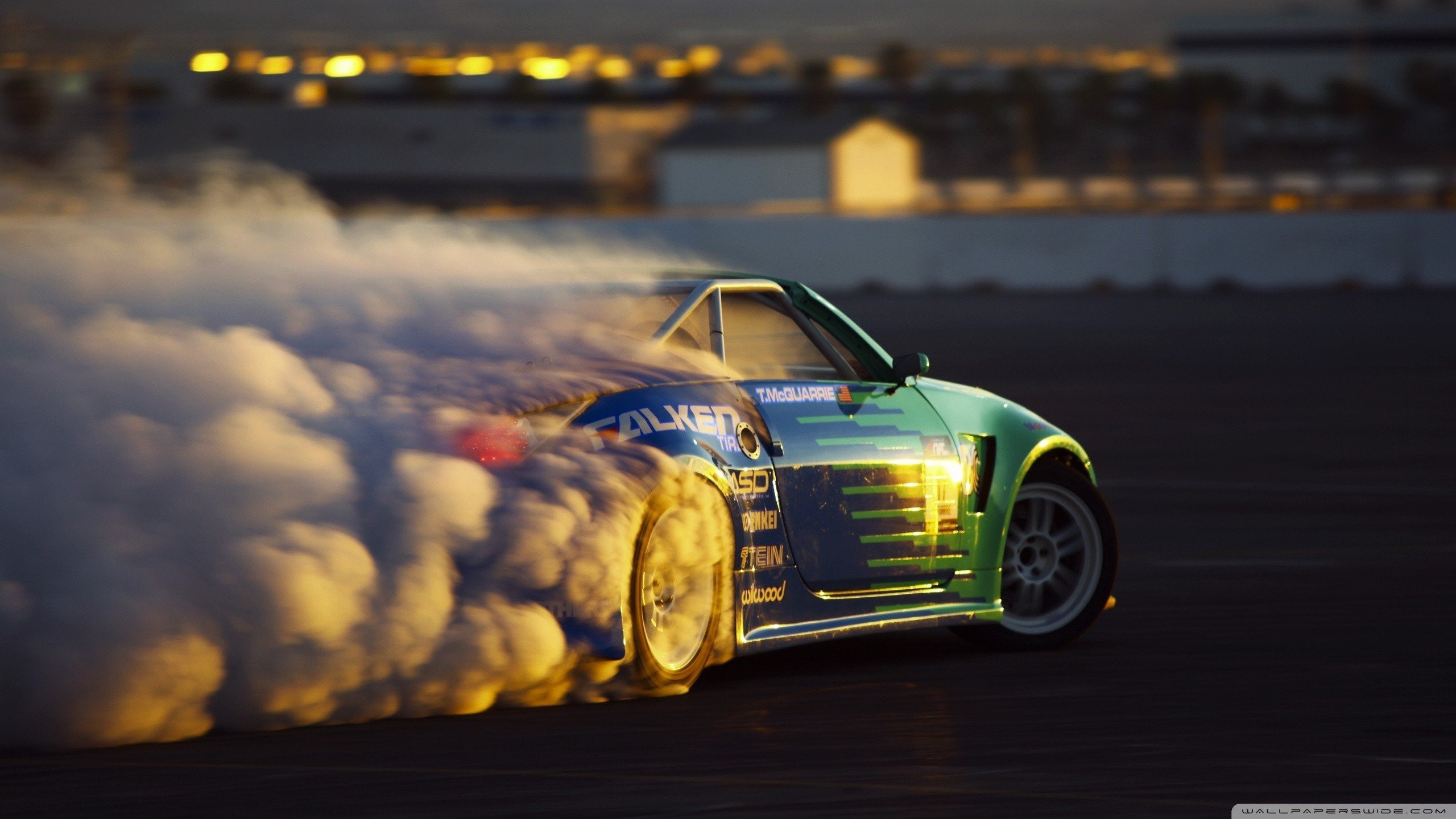 Free Download Nissan 350z Wallpaper Id - Nissan 350z Drifting - HD Wallpaper 