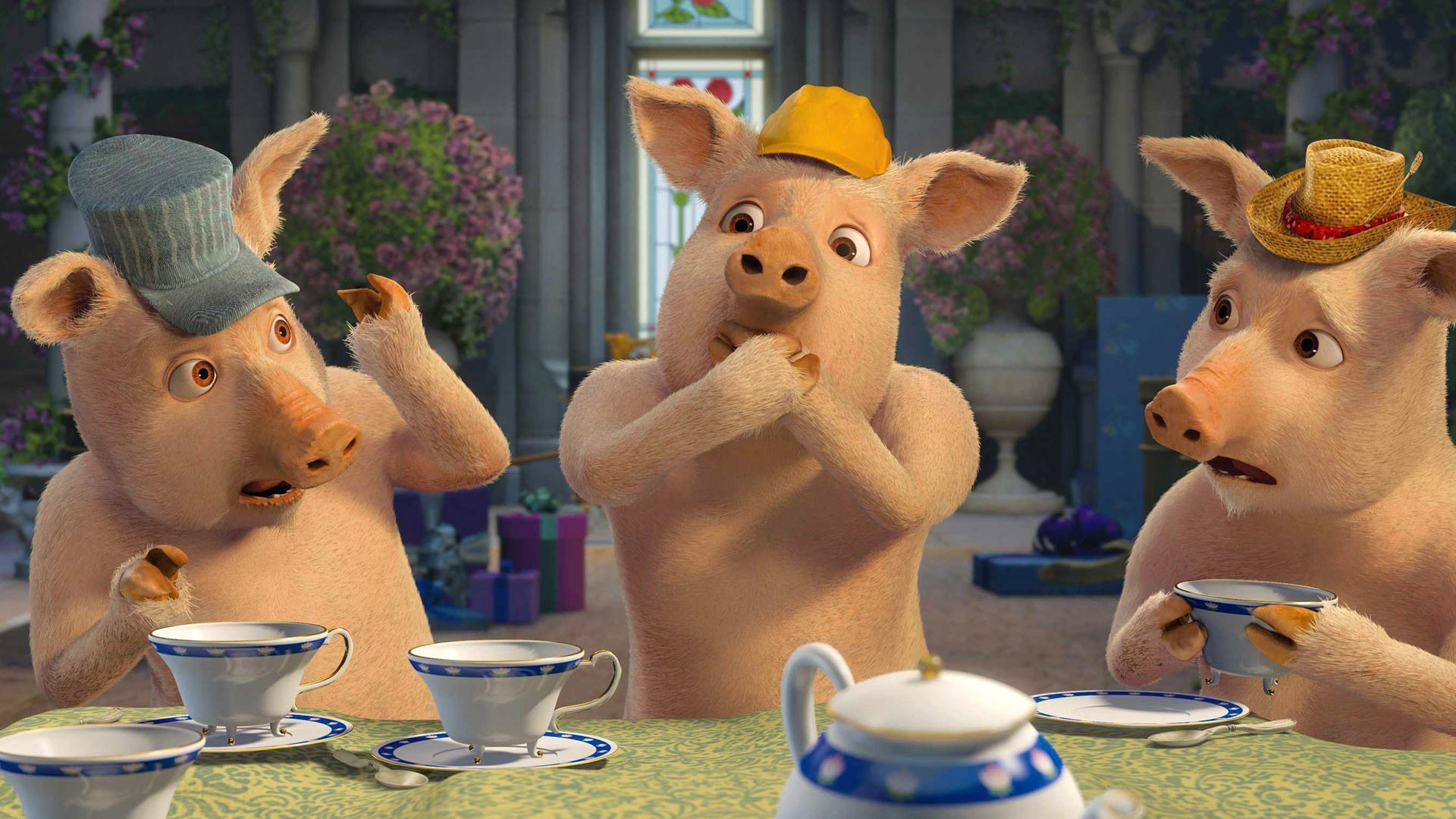 Three Little Pigs Shrek - HD Wallpaper 