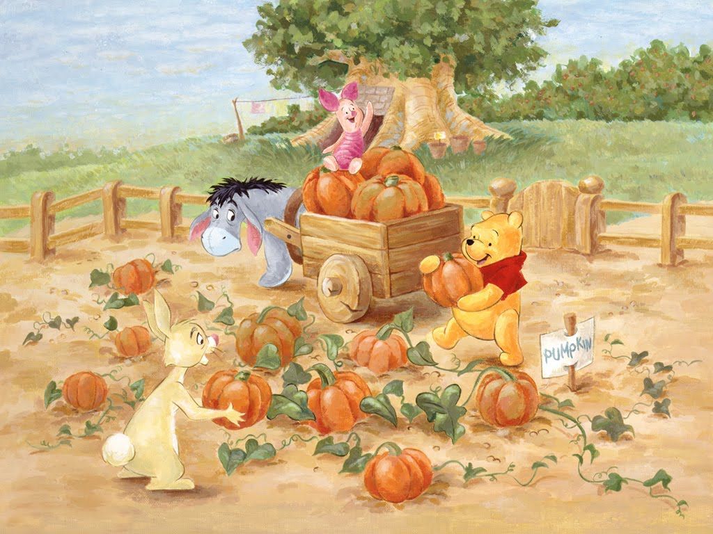 Eeyore Thanksgiving Wallpaper @labourenergy - Winnie The Pooh Fall