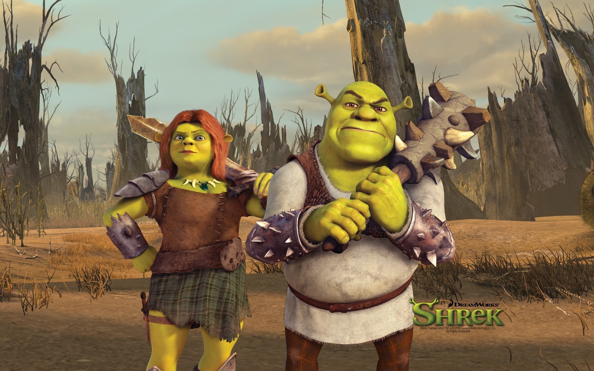 Shrek Man Adult Wear Festival Woman Child Group Costume - Fiona Shrek The Final Chapter - HD Wallpaper 
