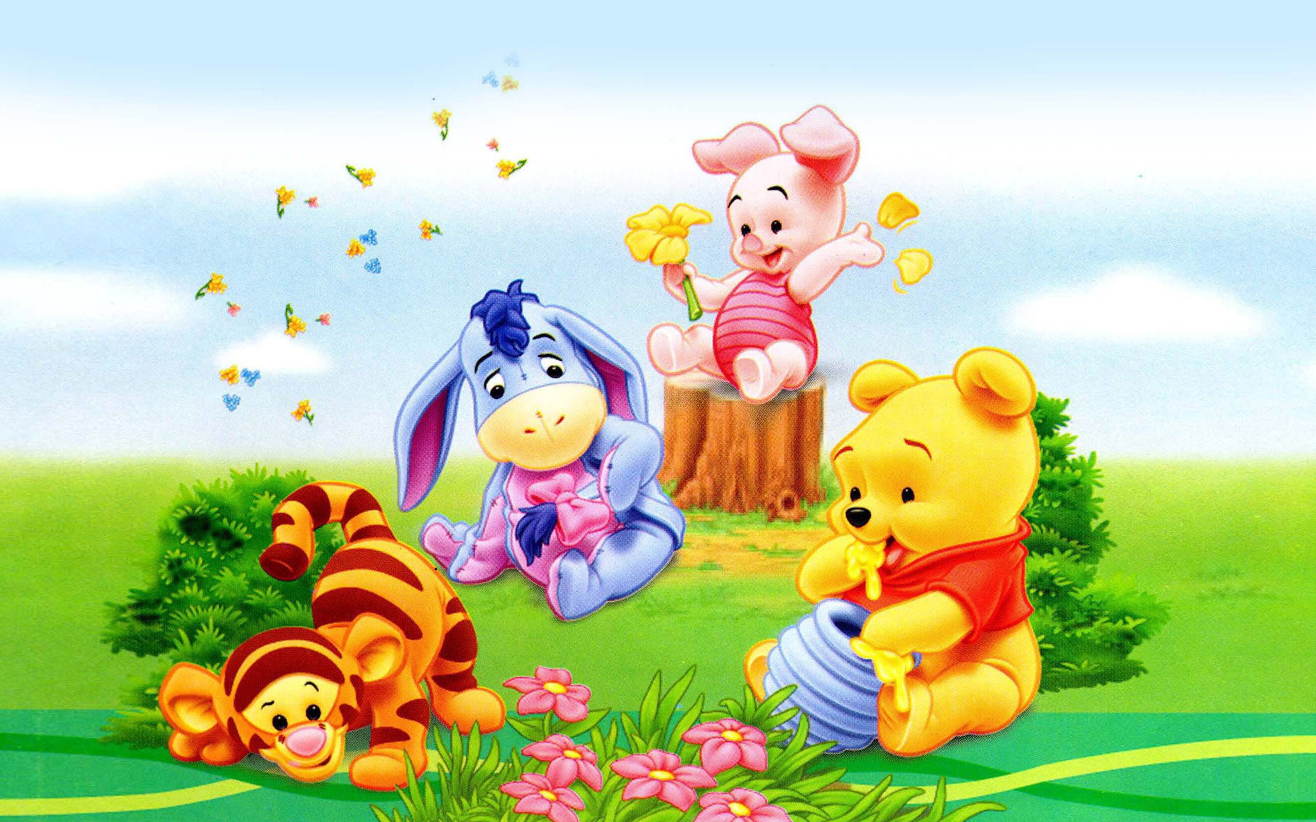 Winnie The Pooh Wallpaper Baby - HD Wallpaper 