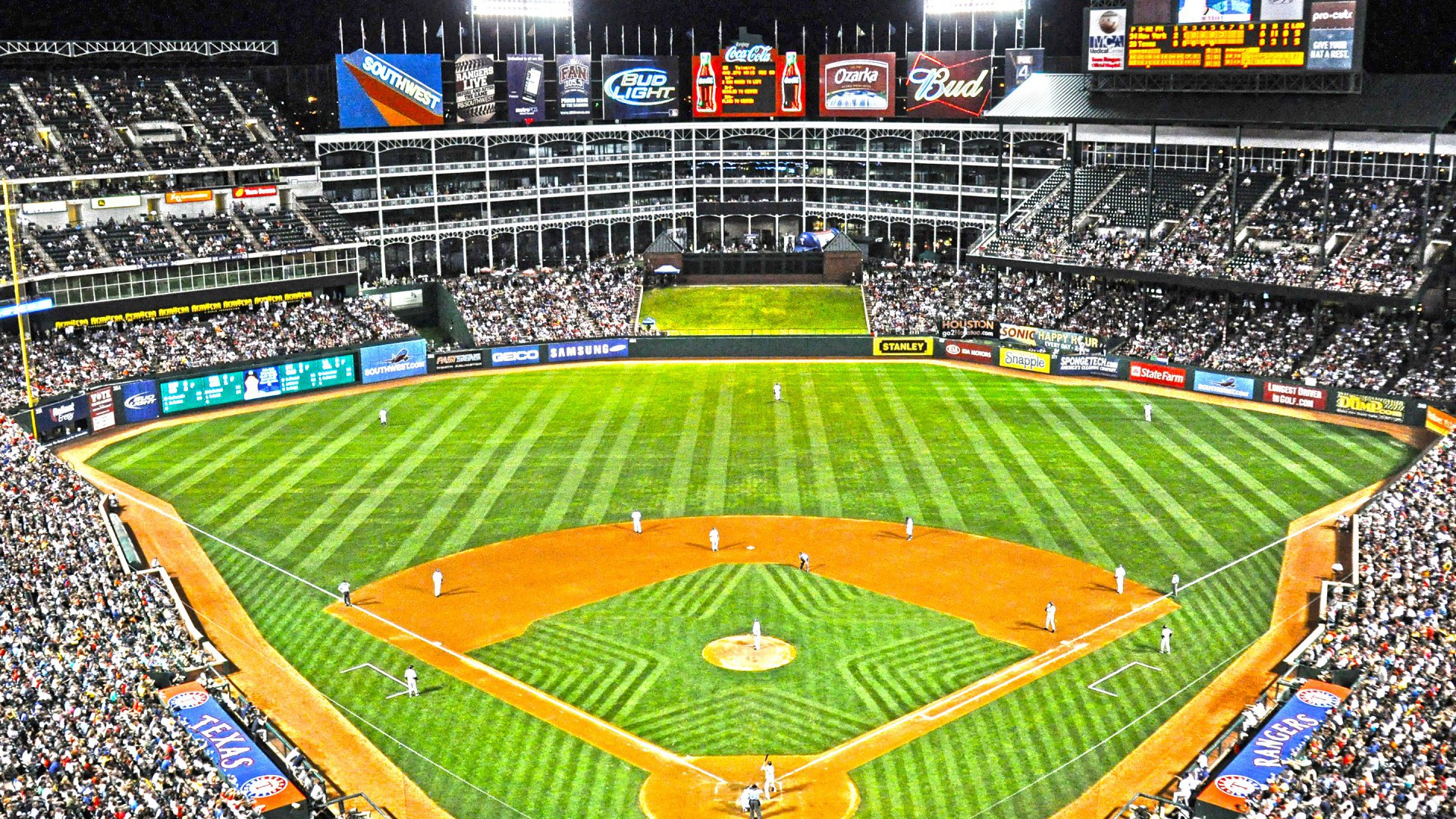 Texas Rangers Ballpark Globe Life Park In Arlington - Ameriquest Field - HD Wallpaper 