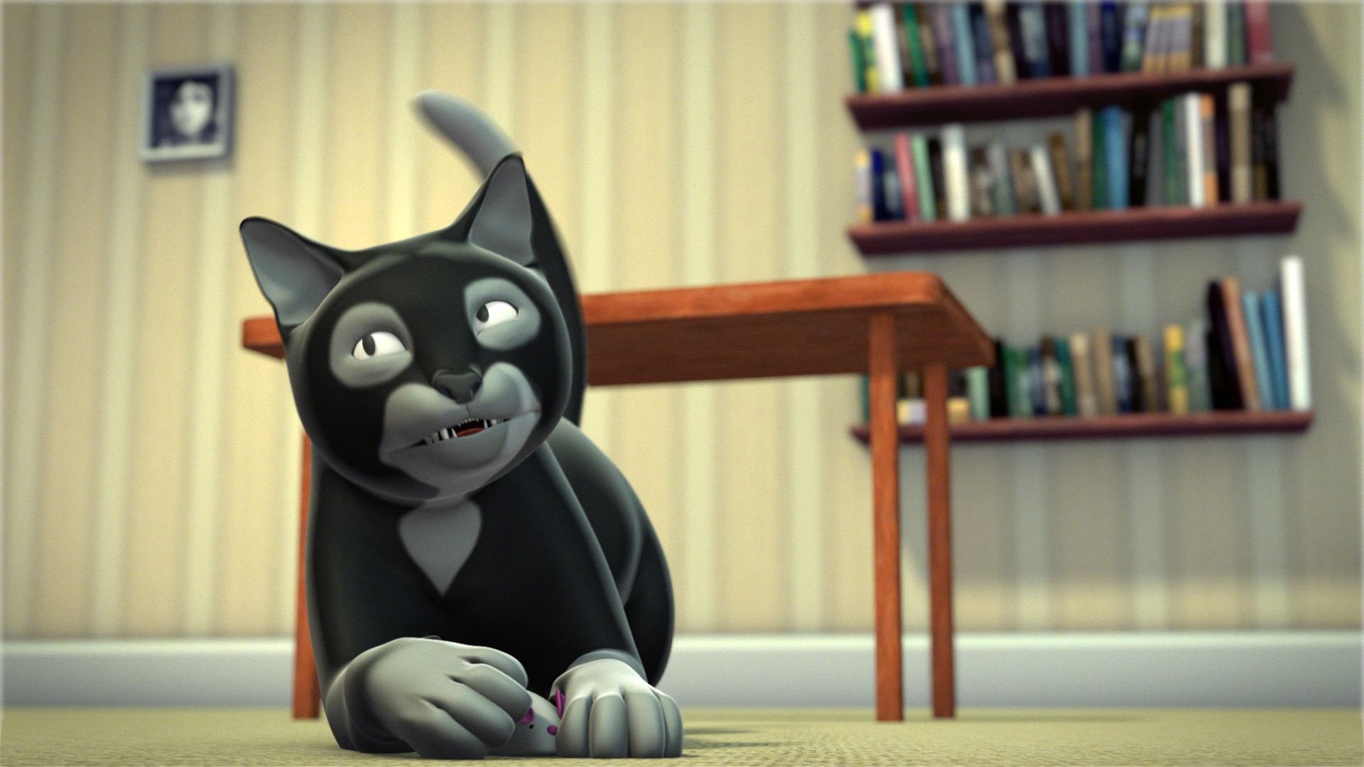 Cat Animation 3d - HD Wallpaper 