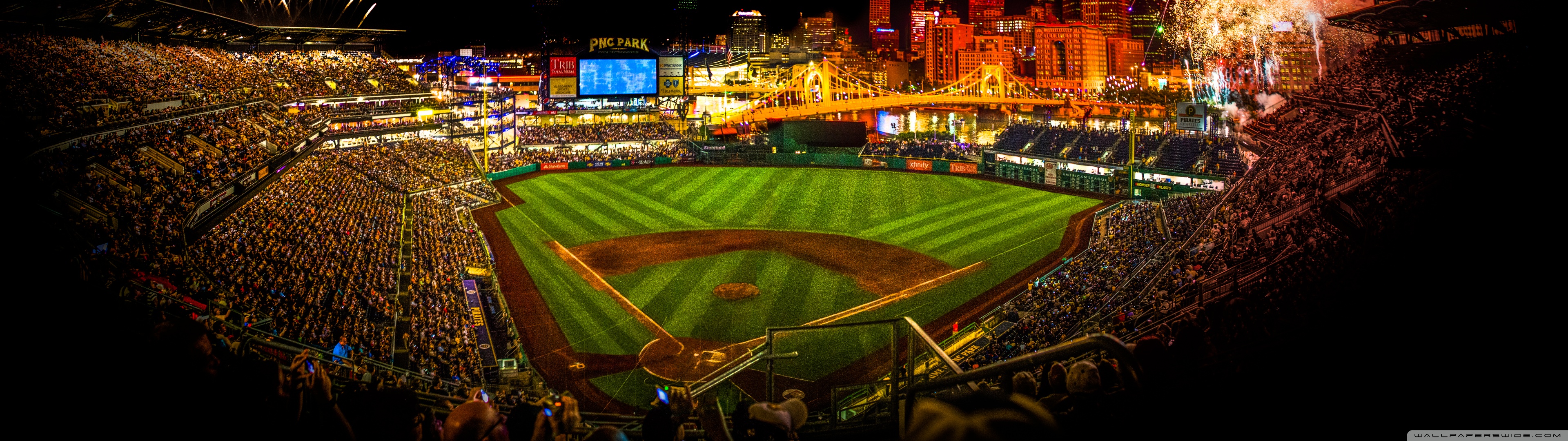 Pittsburgh Pirates Stadium At Night - HD Wallpaper 