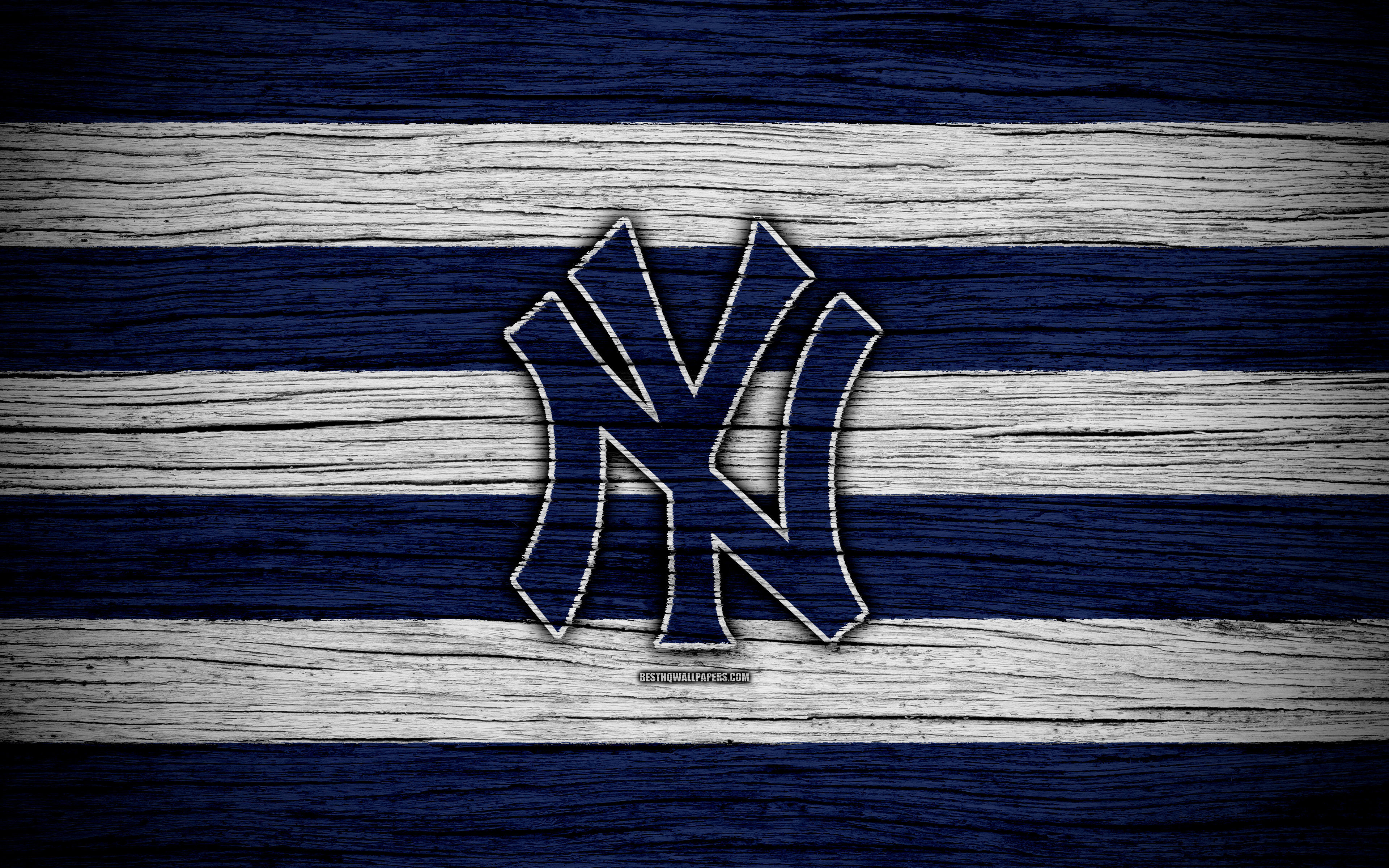 New York Yankees 4k Mlb Baseball Usa Major League 3840x2400 Wallpaper Teahub Io