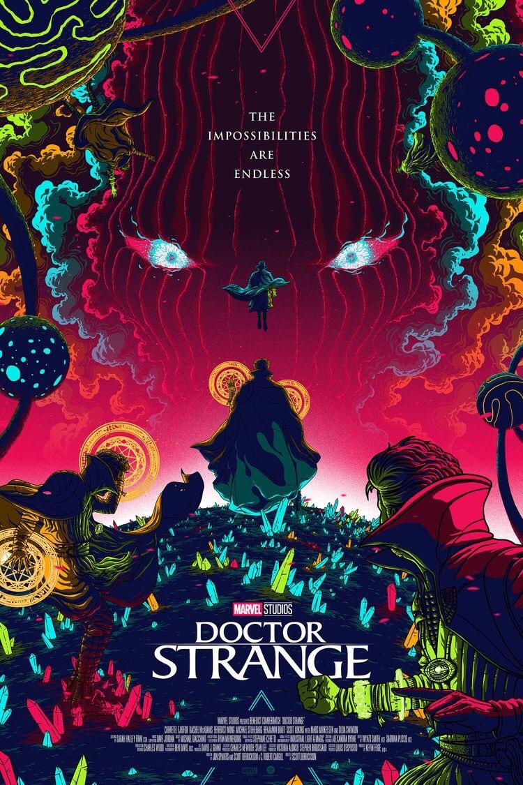Doctor Strange Movie Poster Art - HD Wallpaper 