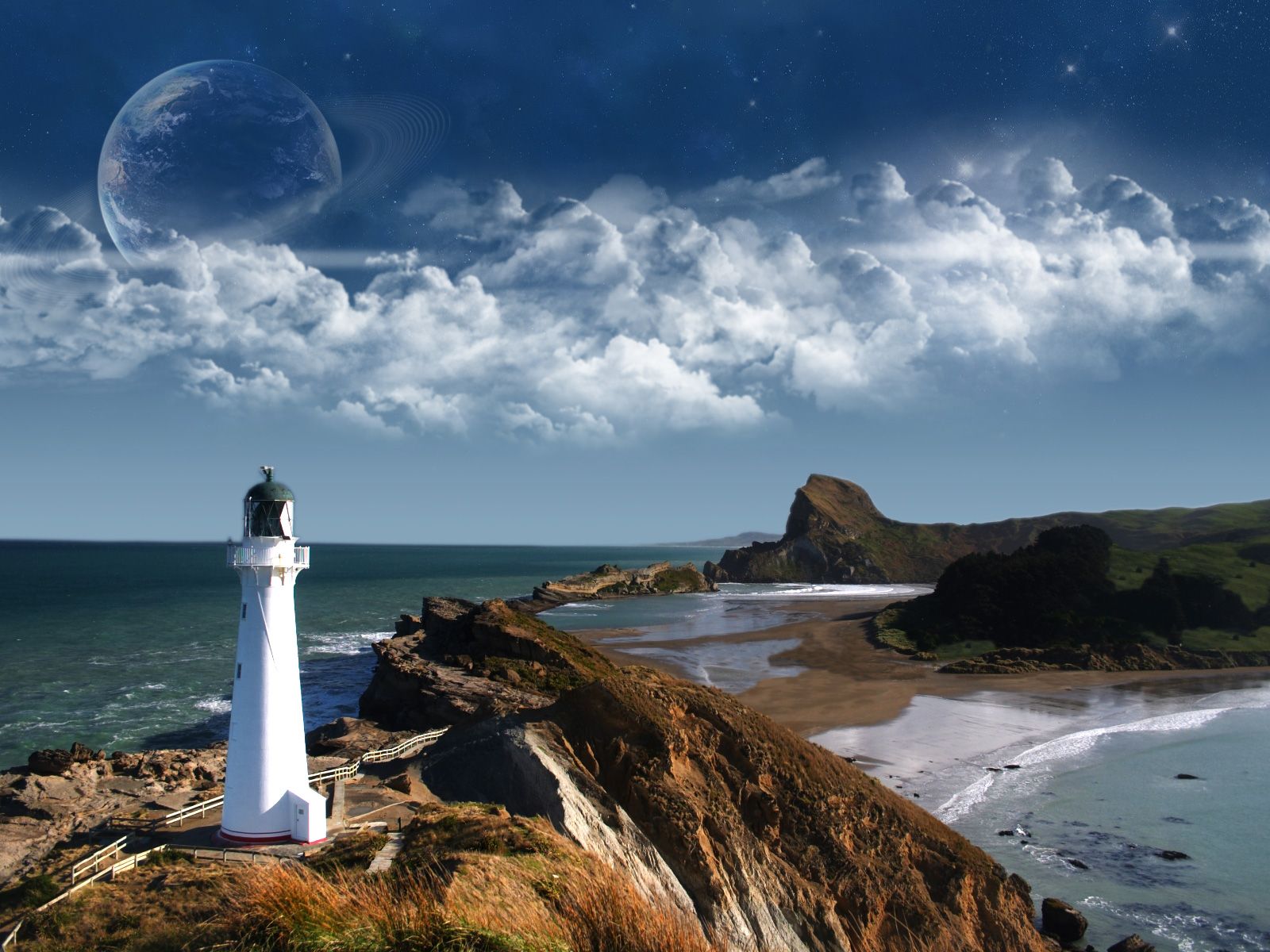 Lighthouse Desktop Background - HD Wallpaper 