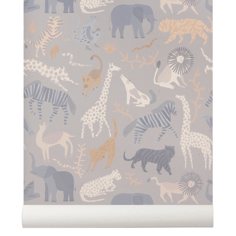 Safari Wallpaper Ferm Living - HD Wallpaper 