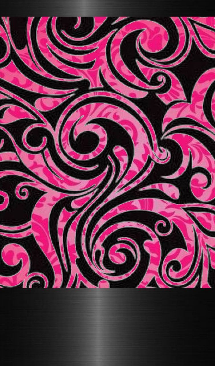 Black And Pink - Pink And Black Iphone - HD Wallpaper 