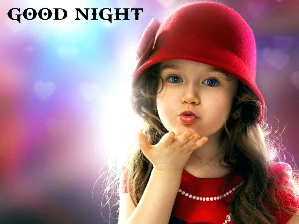 Baby Girl Hd Wallpapers For Laptop Good Night Wallpaper - Cute Girl Good Night - HD Wallpaper 
